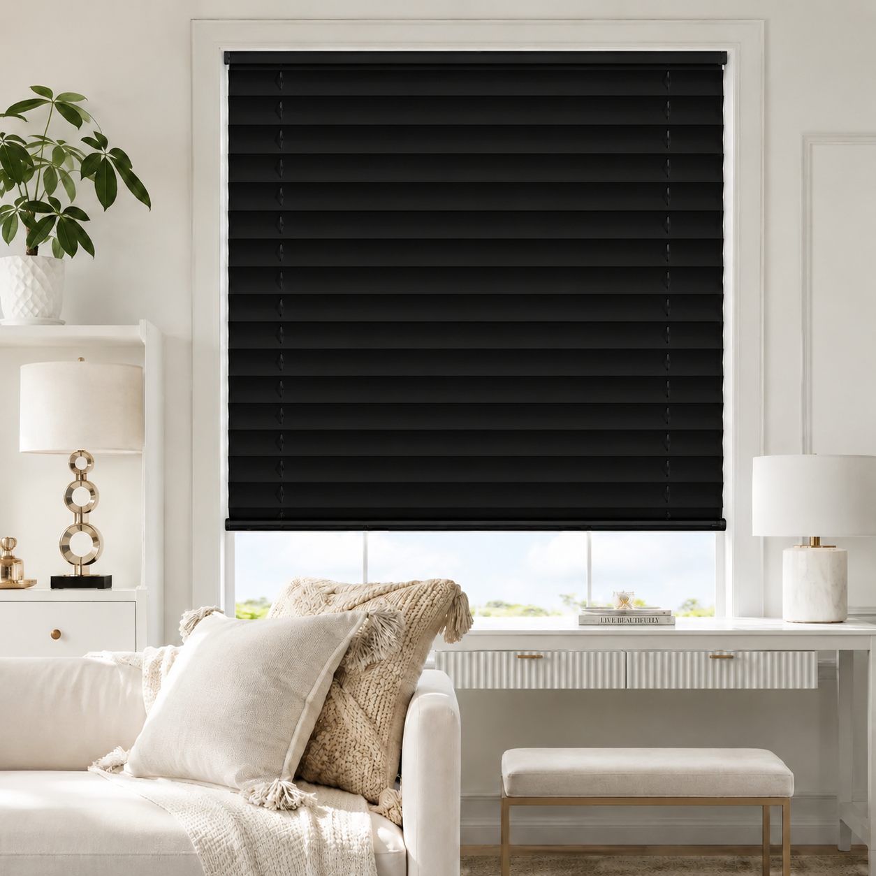 Drill-Free Cordless Cellular Honeycomb Blinds