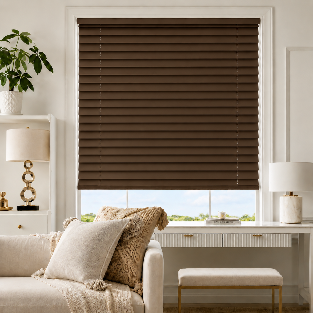 Drill-Free Cordless Cellular Honeycomb Blinds